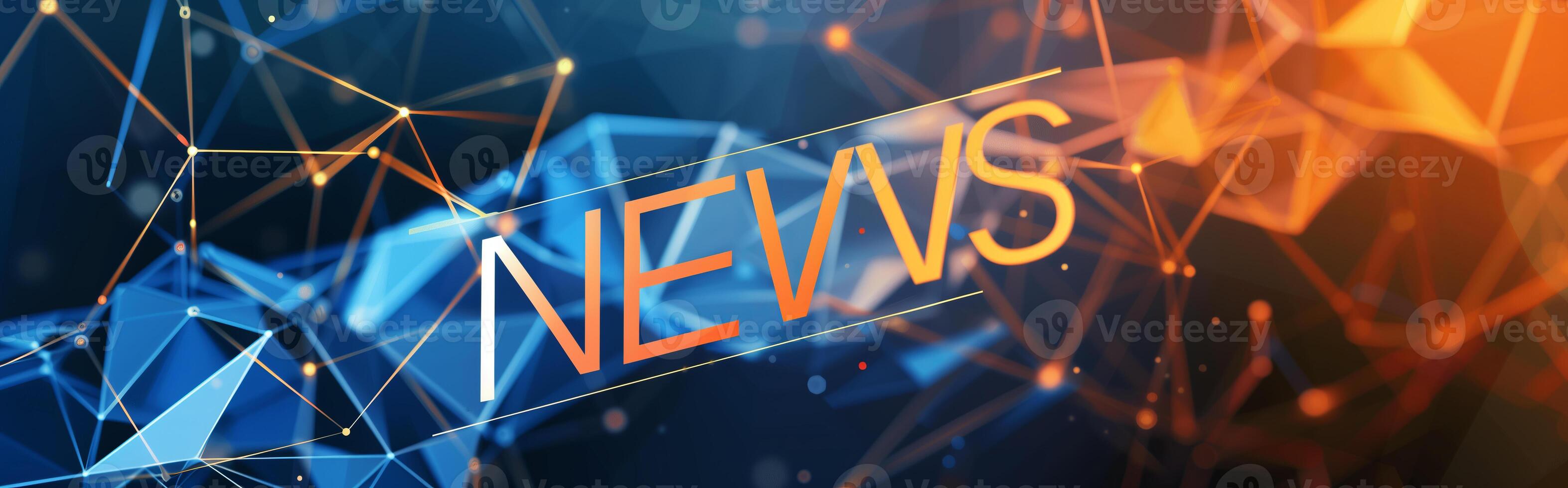 Banner for news feeds and headlines for TV or Internet needs photo