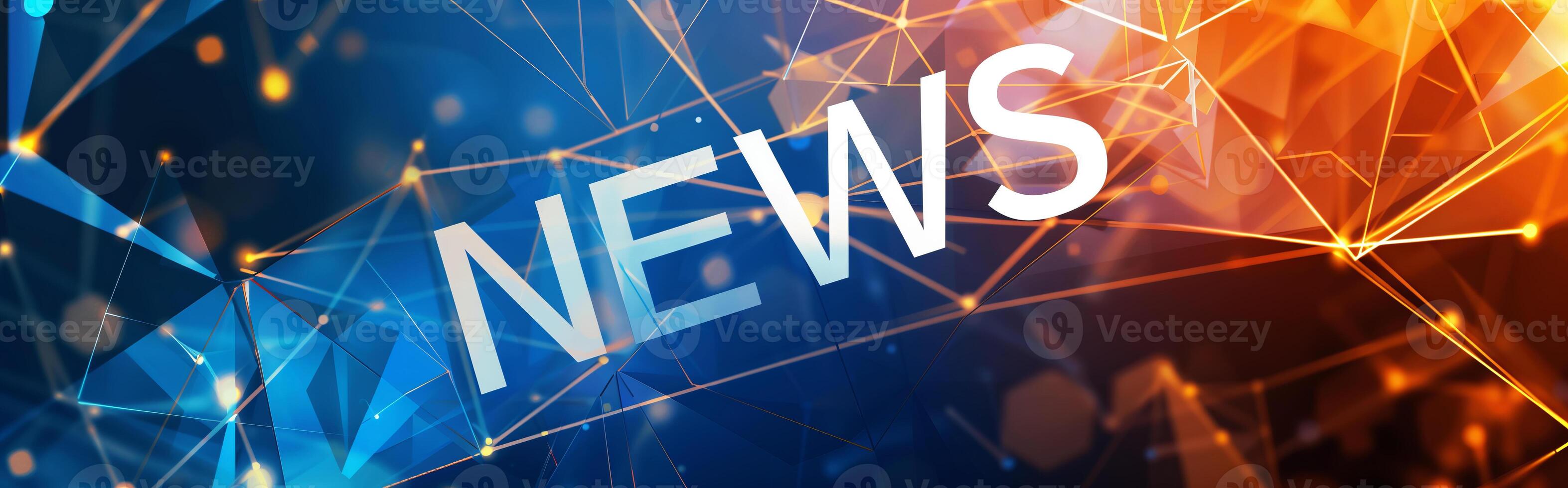 Banner for news feeds and headlines for TV or Internet needs photo