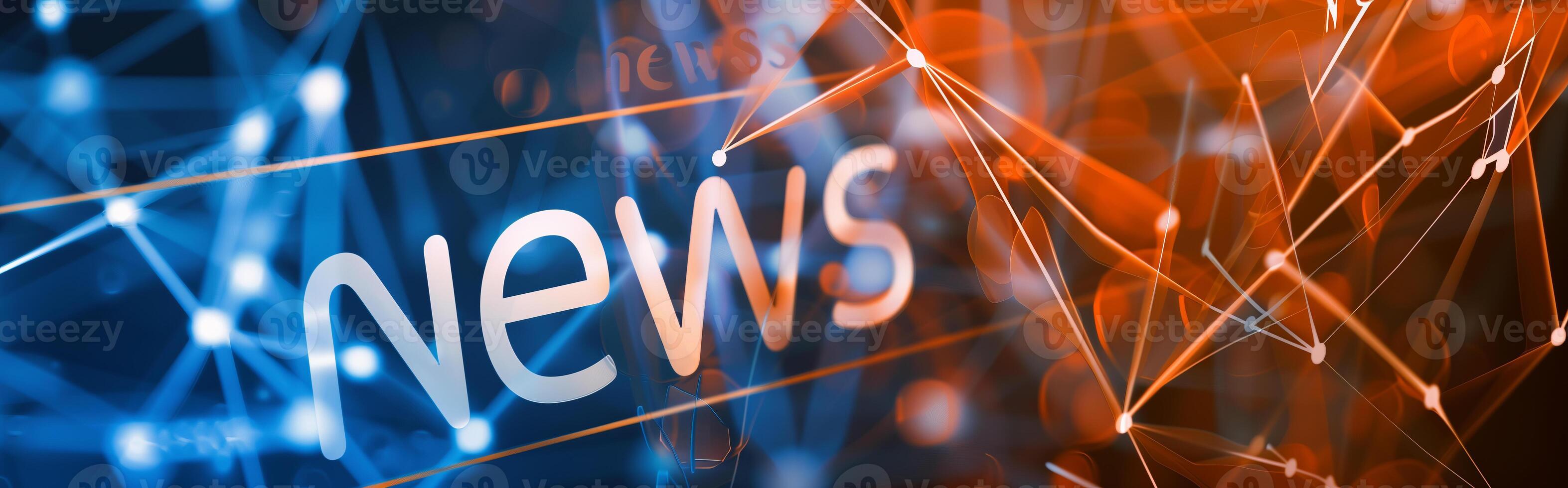Banner for news feeds and headlines for TV or Internet needs photo