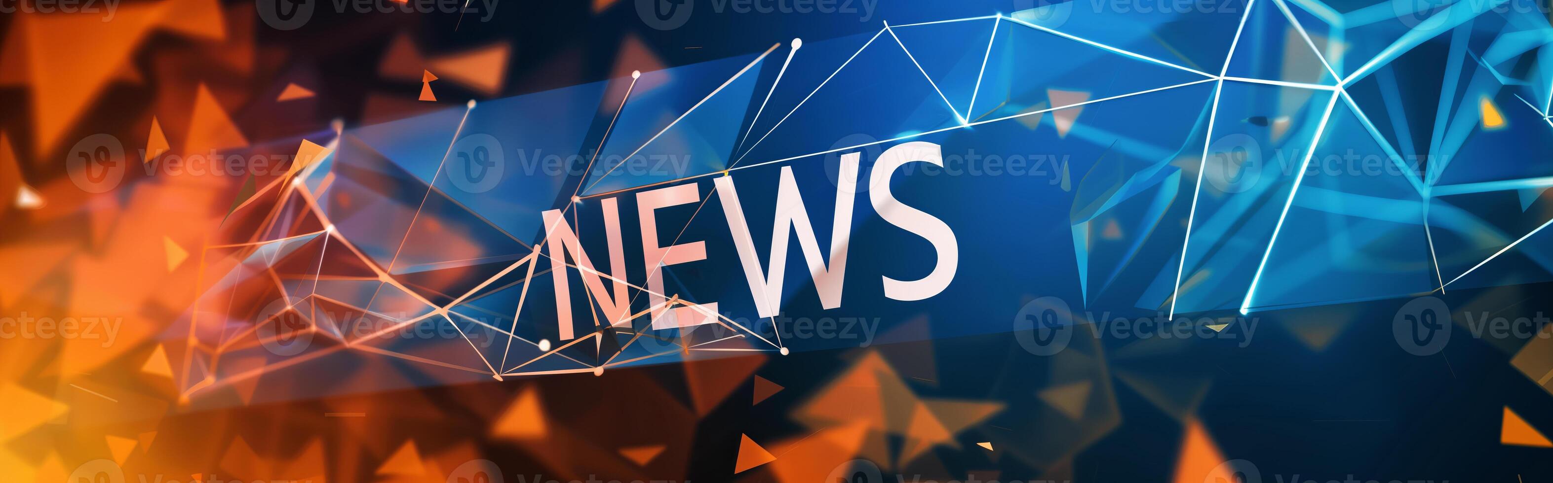 Banner for news feeds and headlines for TV or Internet needs photo