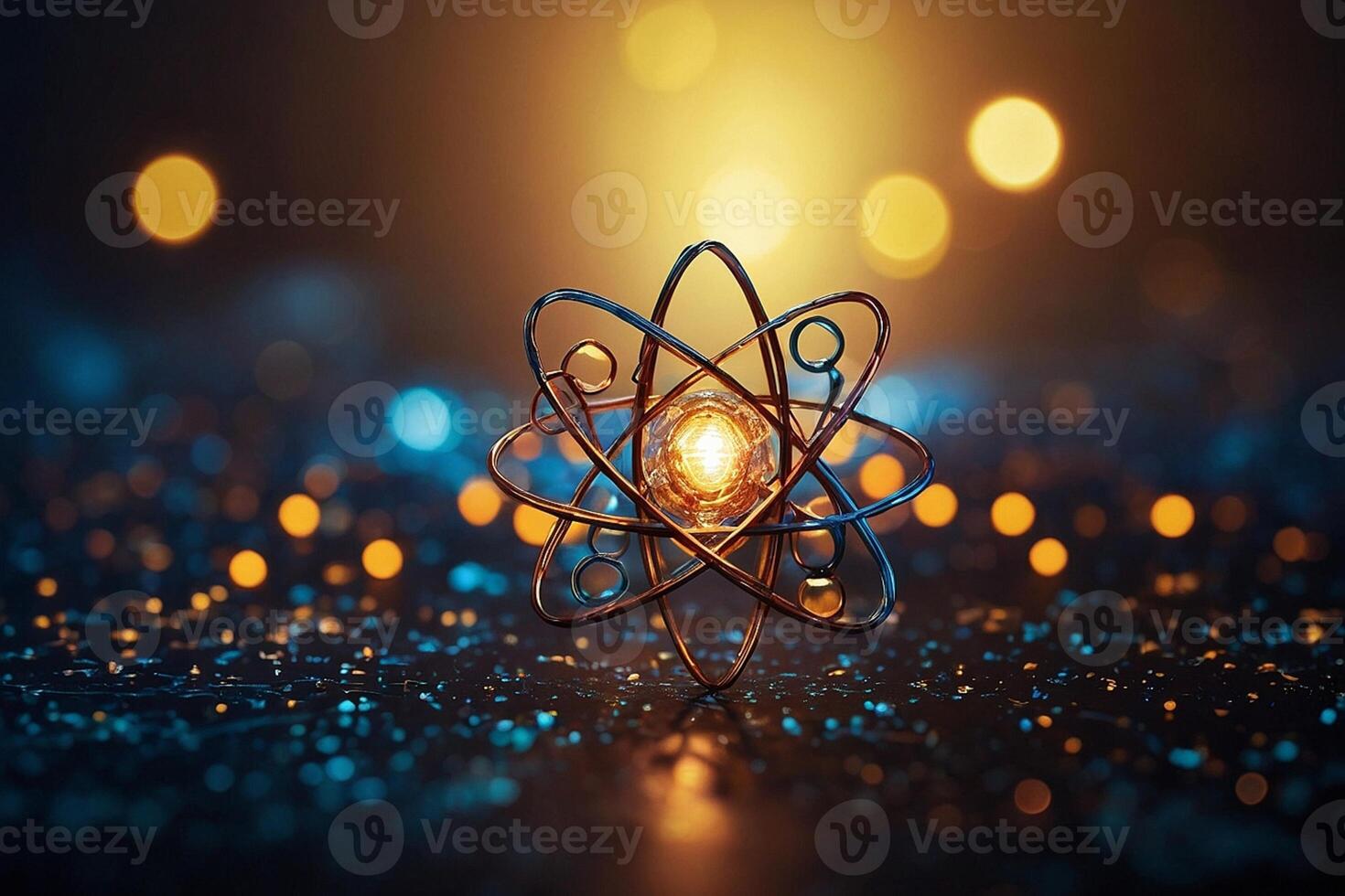 physical image of an atom photo