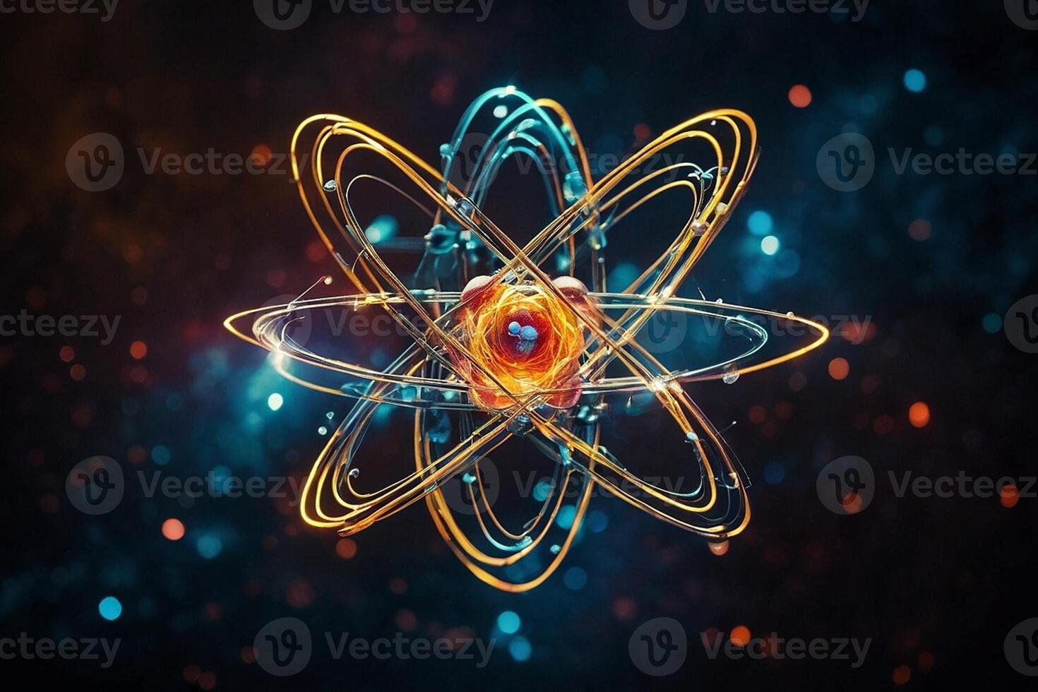 physical image of an atom photo