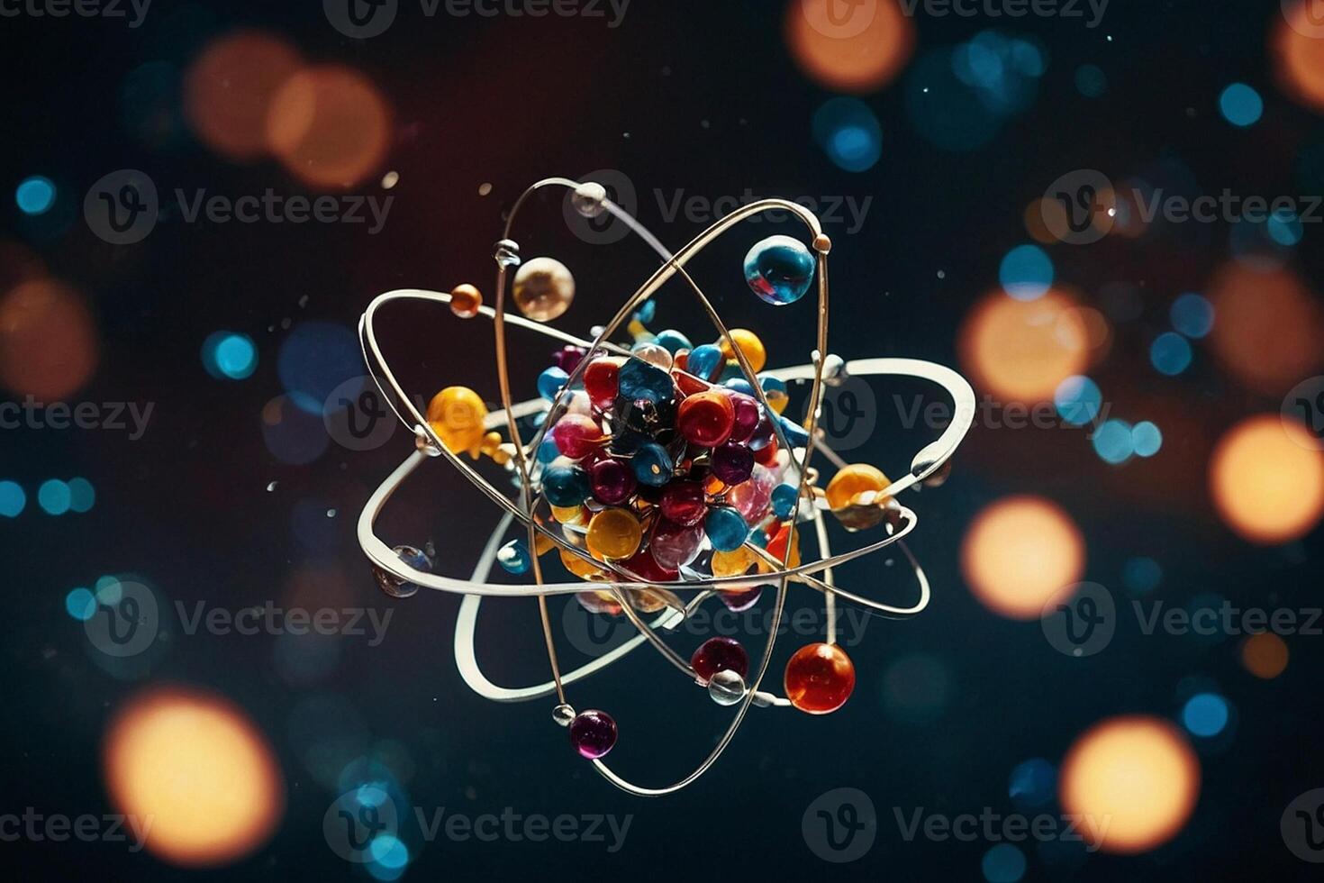 physical image of an atom photo