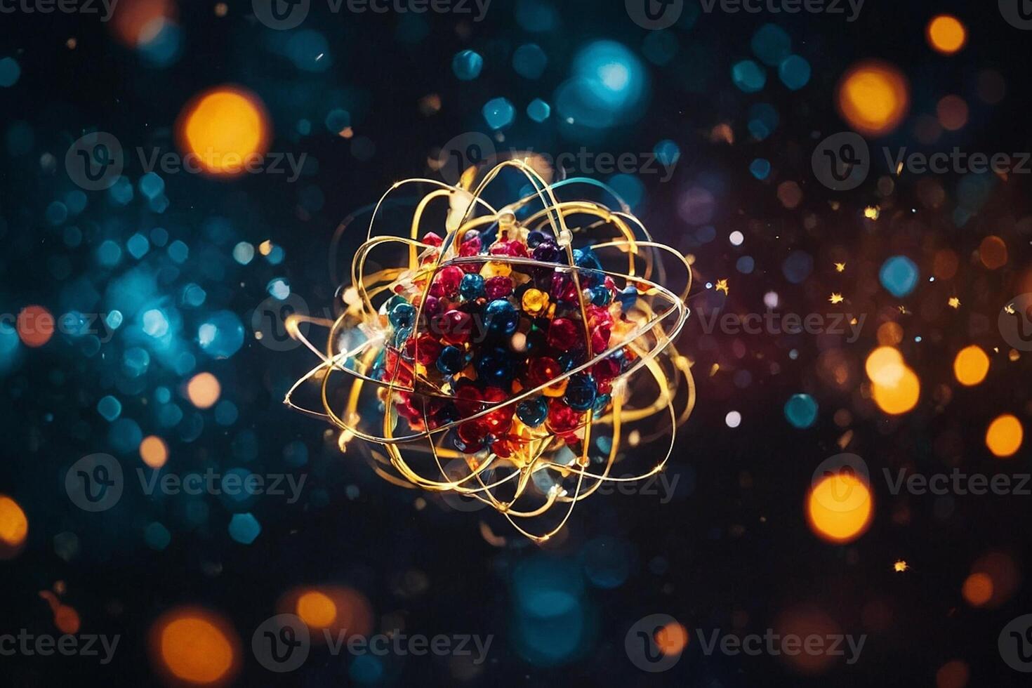 physical image of an atom photo