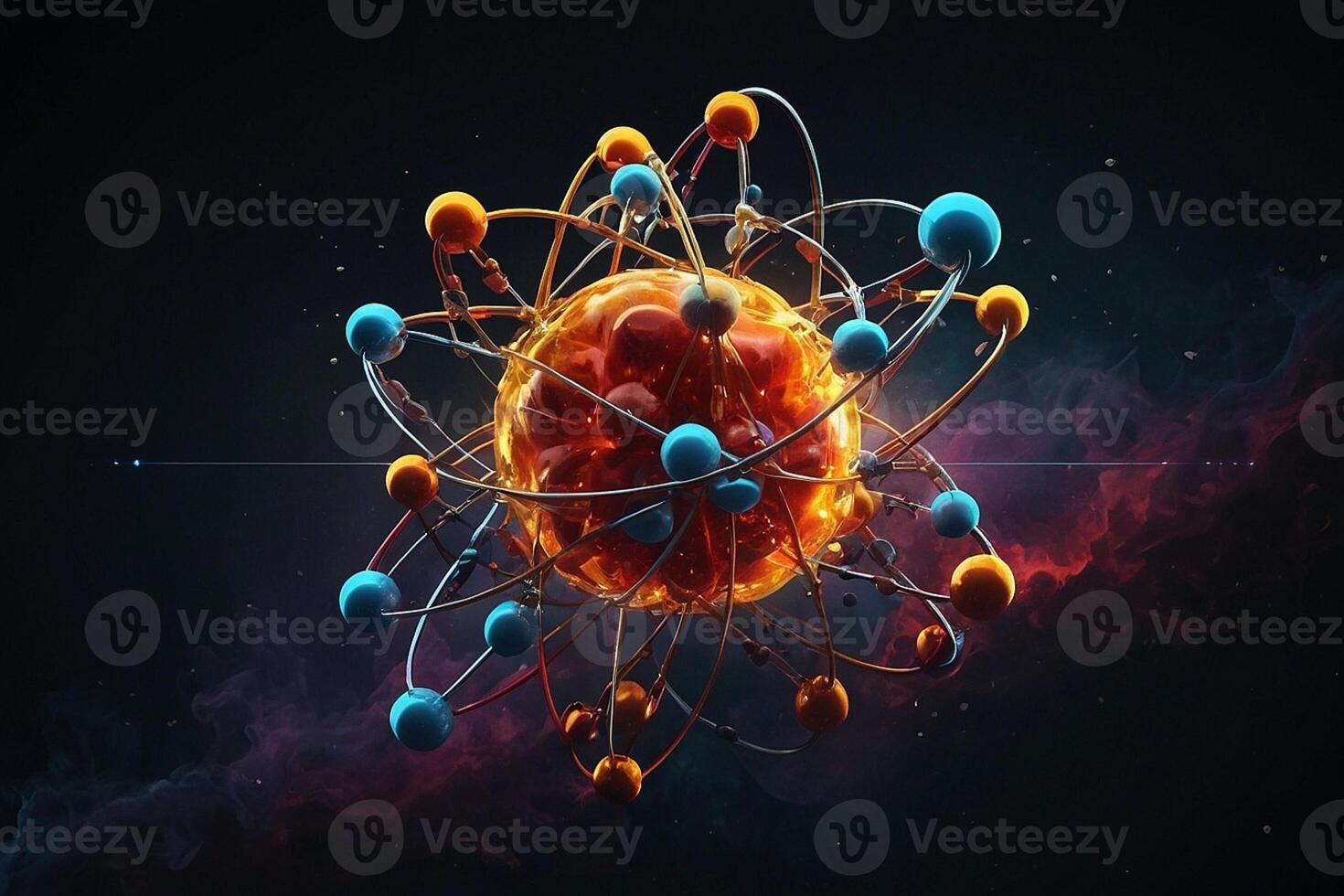 physical image of an atom photo