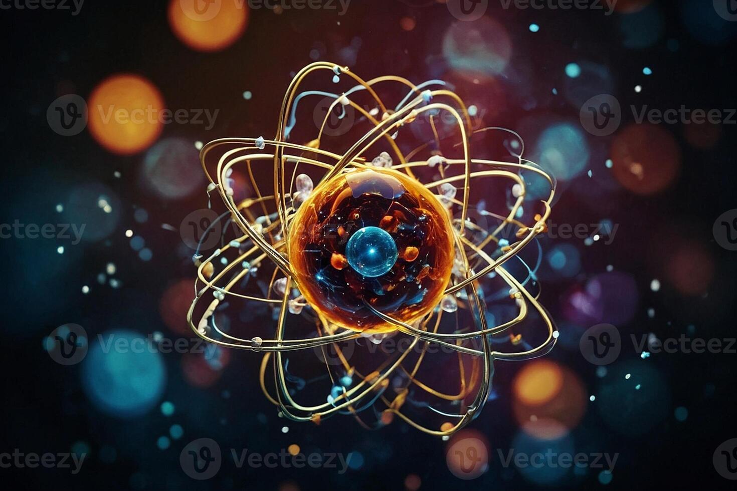 physical image of an atom photo