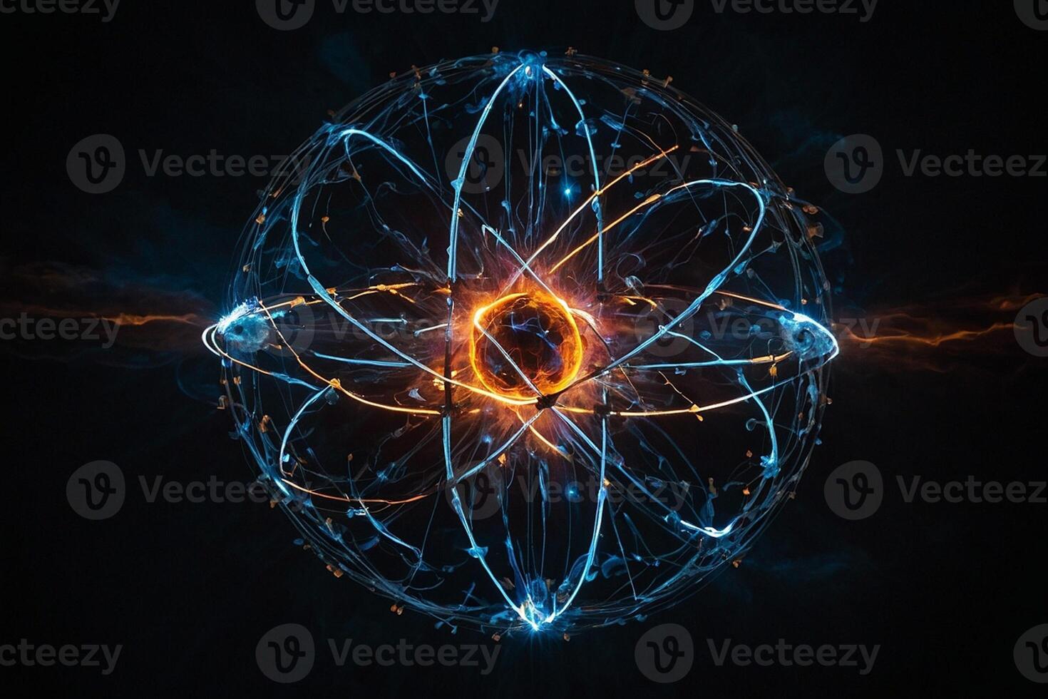 physical image of an atom photo