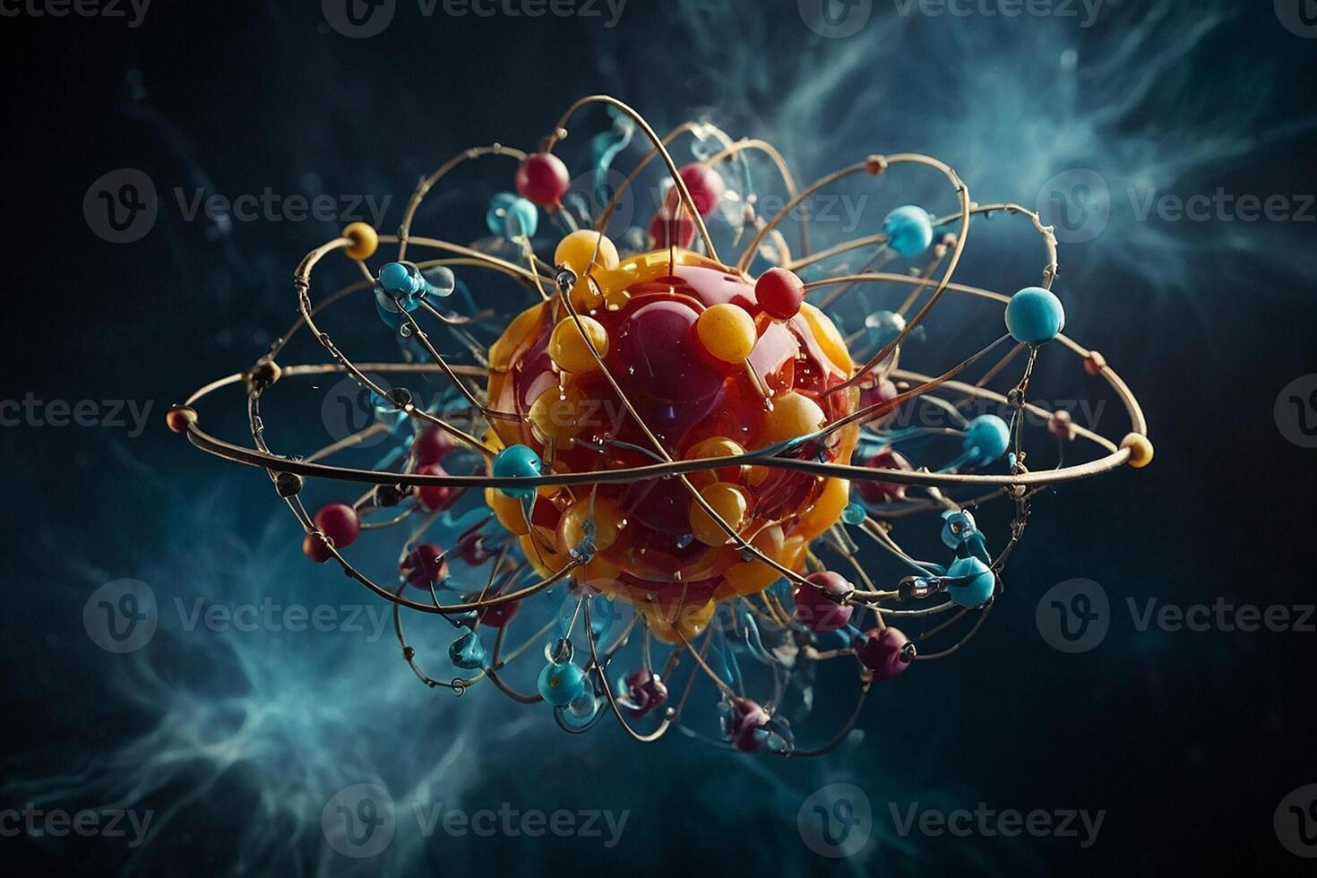 physical image of an atom photo
