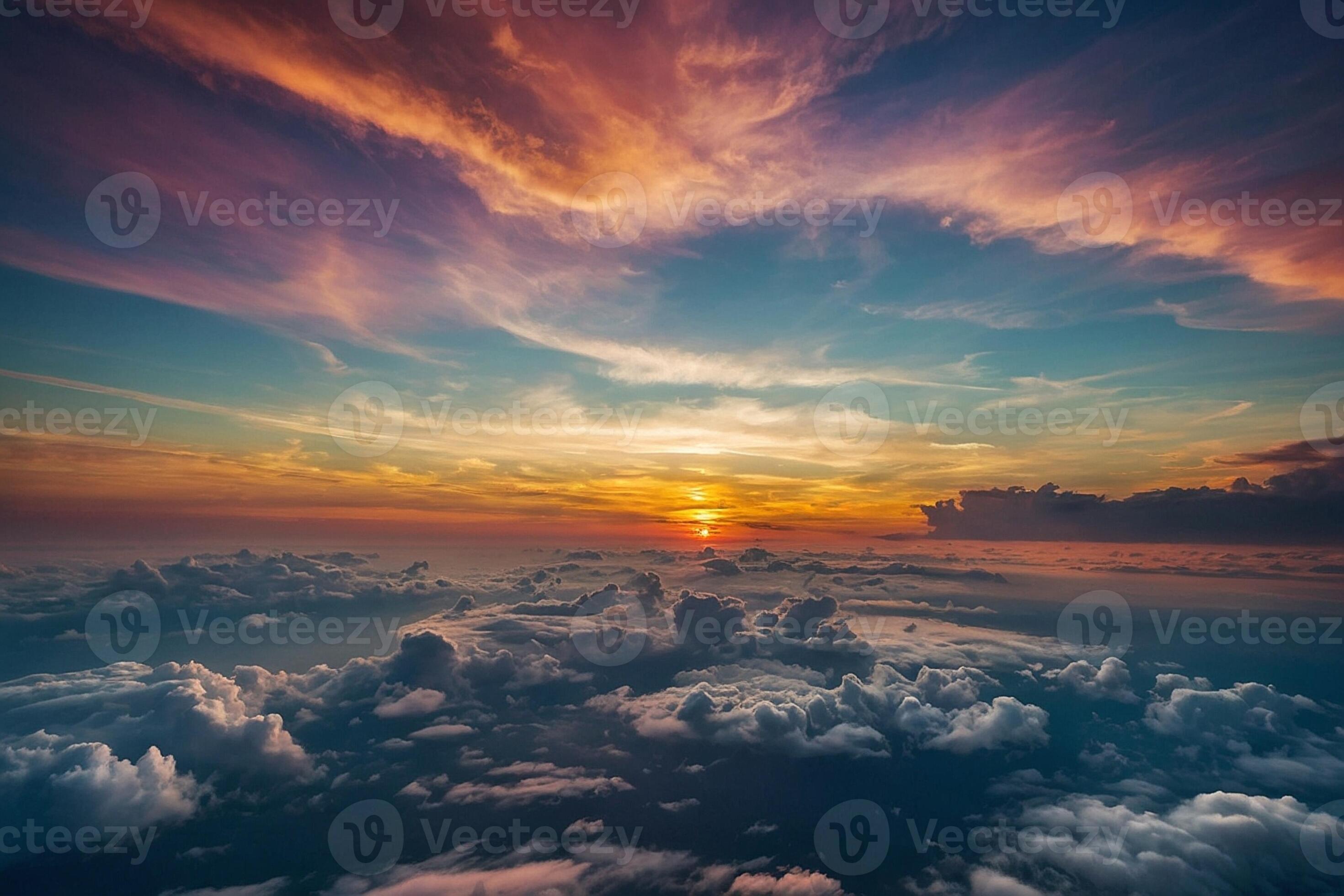 sky background with white clouds 44004476 Stock Photo at Vecteezy