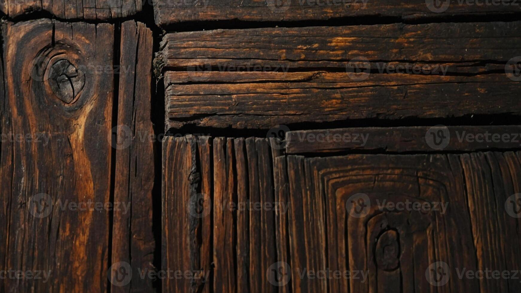 AI generated Old wood texture. Floor surface. Background for design. photo