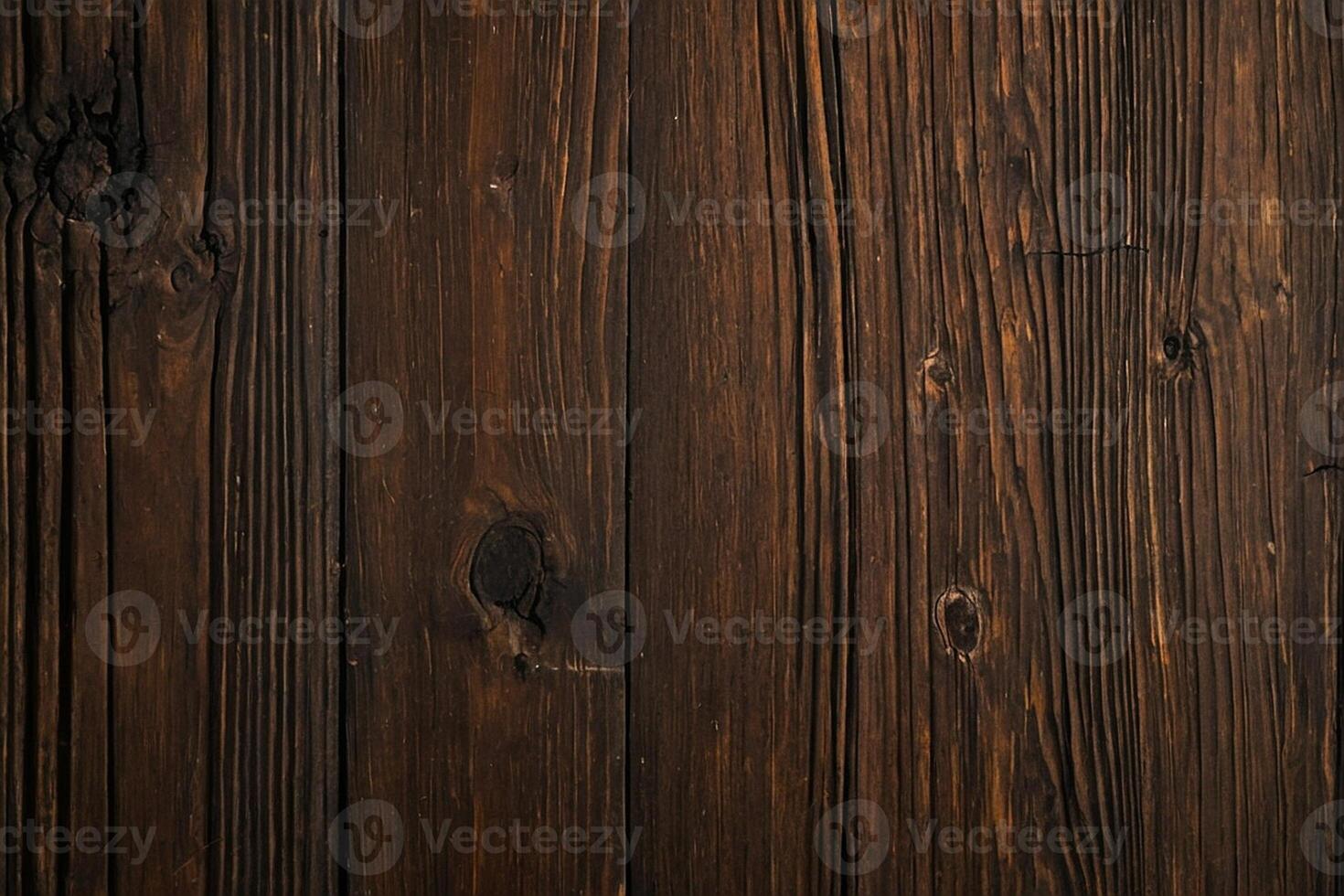 AI generated Old wooden background or texture. Close up of brown wooden wall. photo