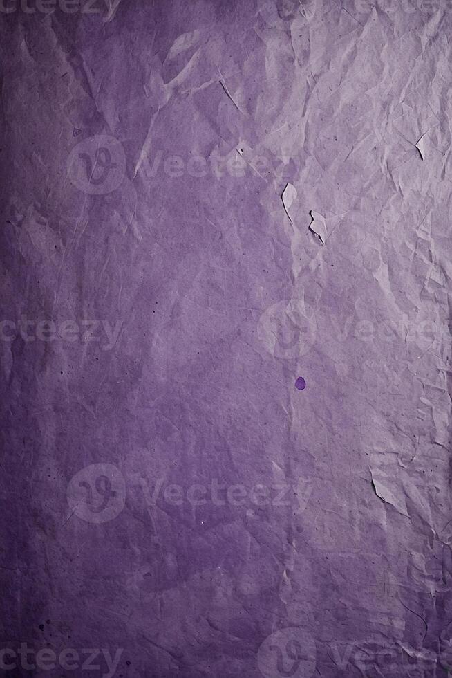 AI generated a purple paper texture with a small hole in it photo