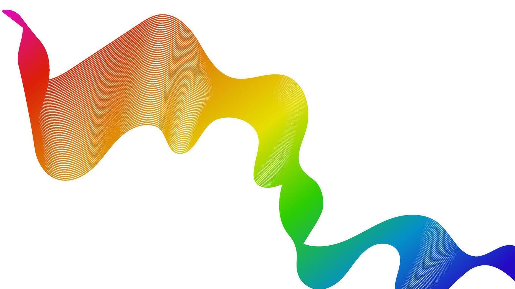 Abstract backdrop with wave gradient lines vector