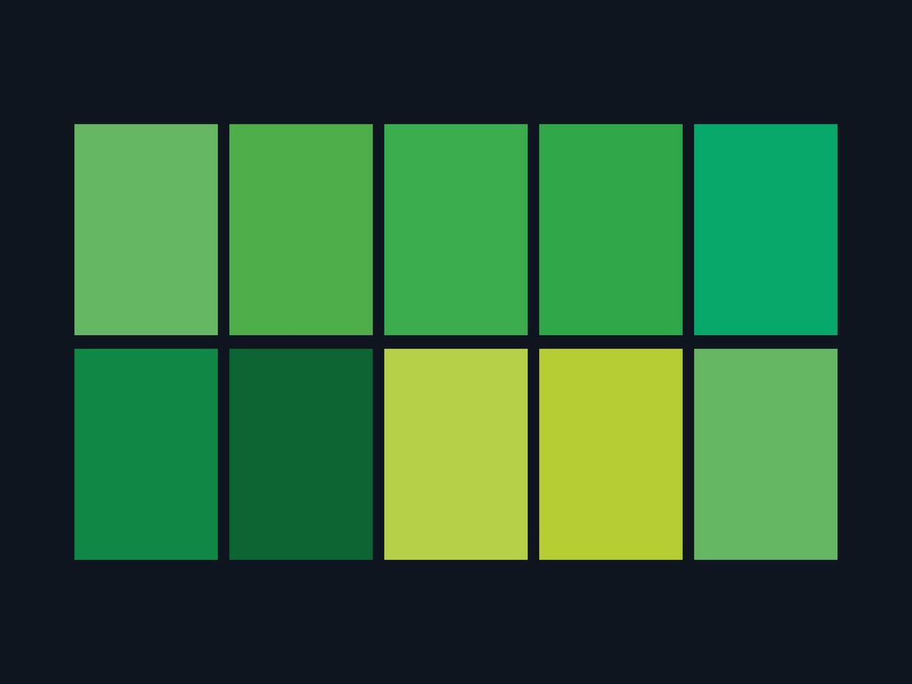 color palette set design template multi color vector