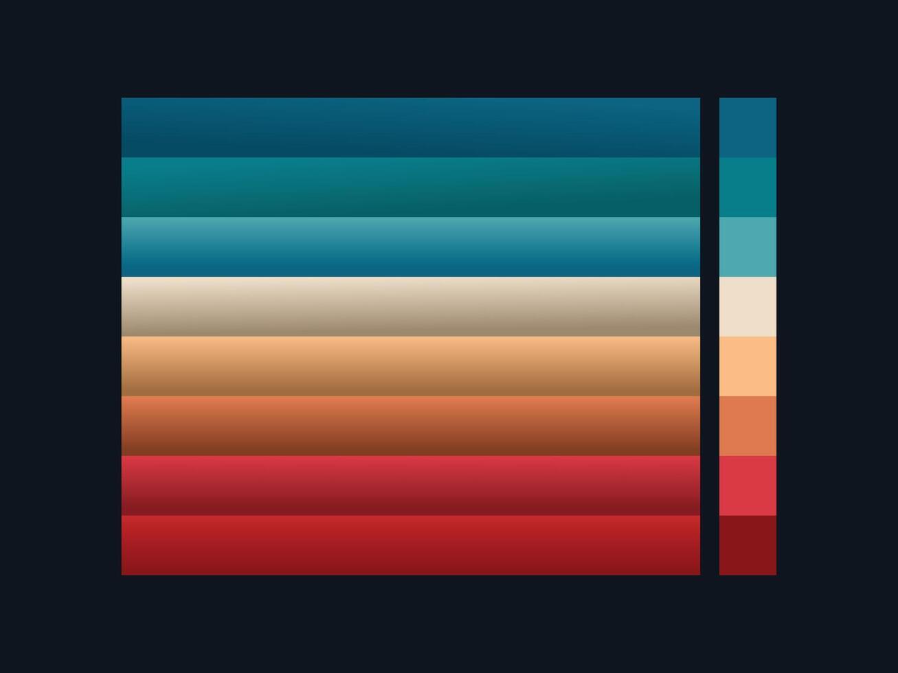 color palette set design template multi color vector