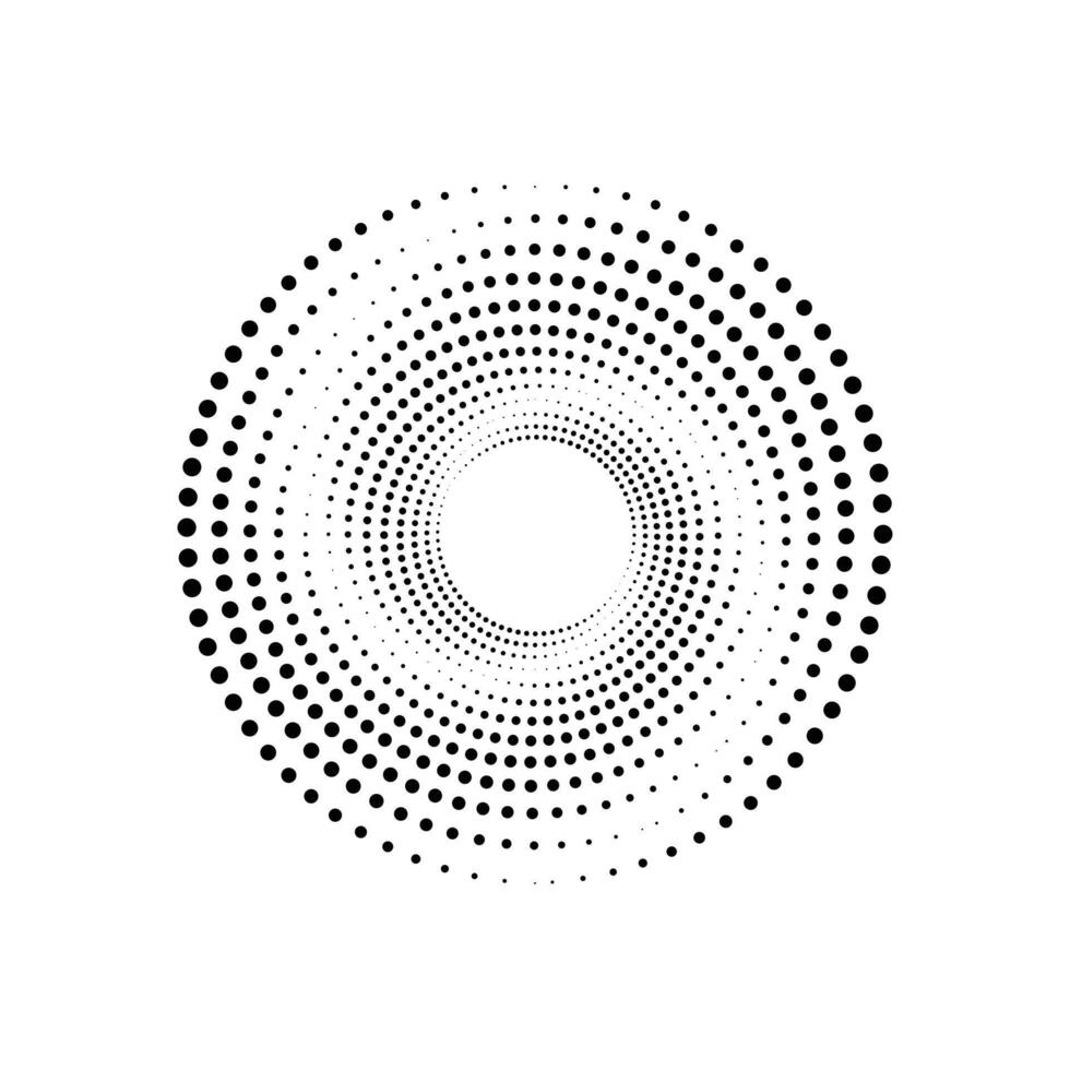 Circle Halftone Art vector