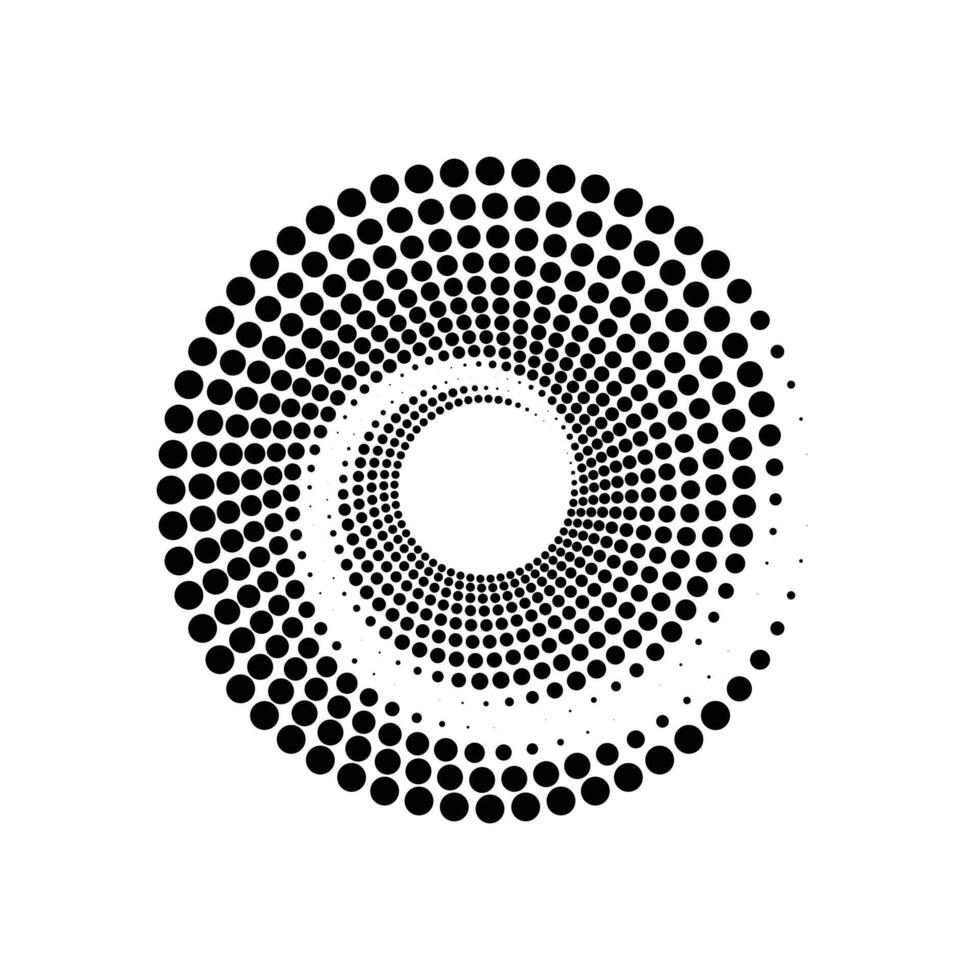 Circle Halftone Art vector