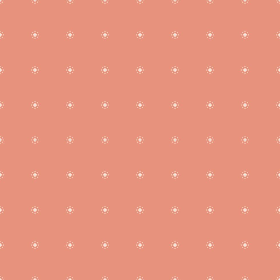 Cute pink pattern motif fabric pattern background.Embroidery Ethnic pattern pink pastel rose pink gold background pattern cute wallpaper. Abstract,illustration.Texture,frame,decoration. vector