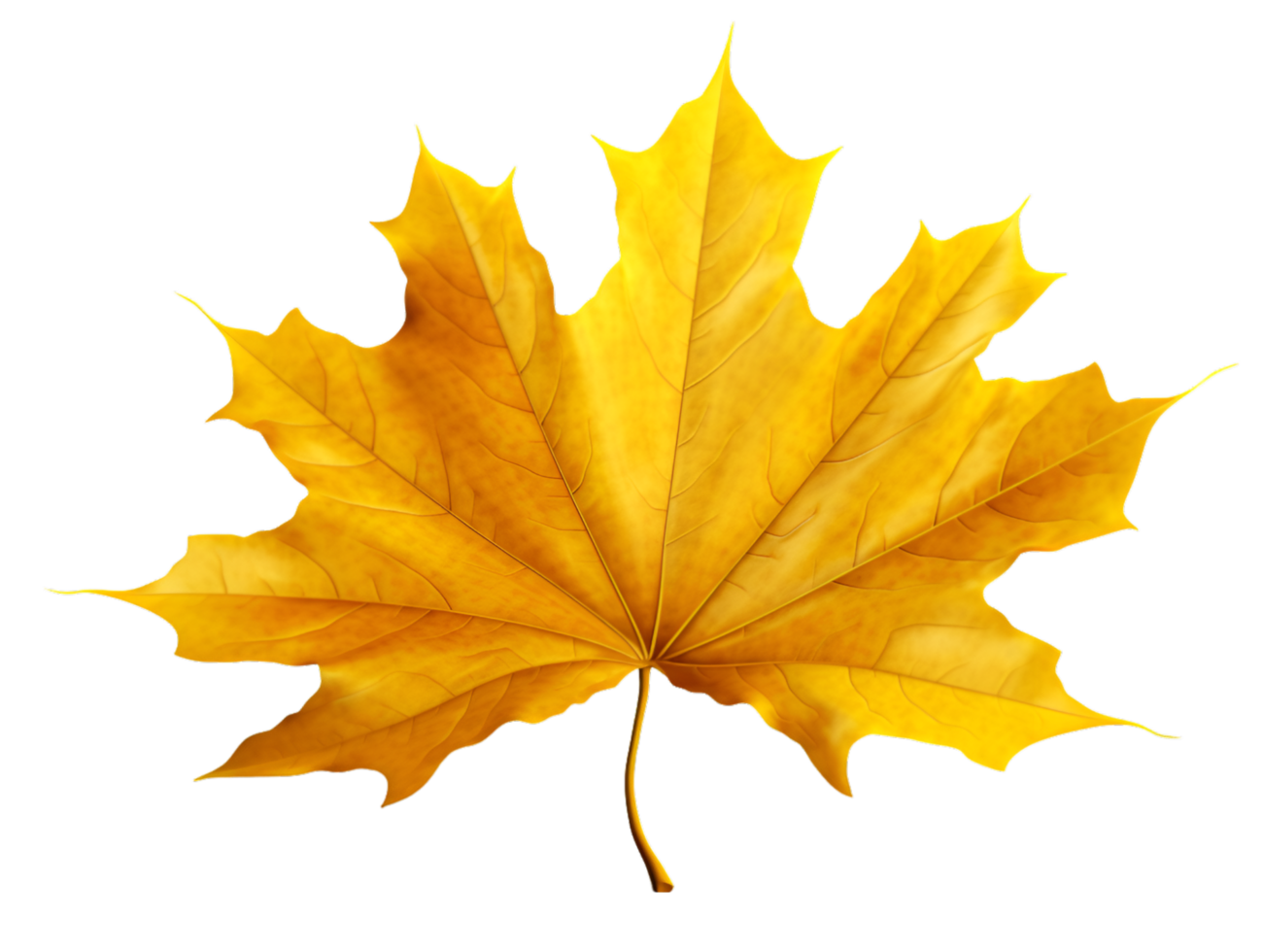 AI generated autumn leaves falling on a transparent background png