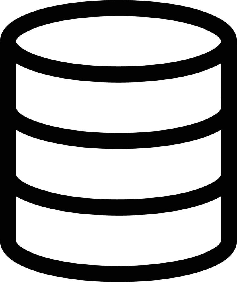 Storage data icon symbol image for database illustration vector