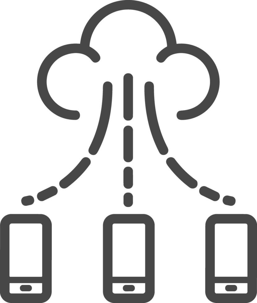 Storage data icon symbol image for database illustration vector