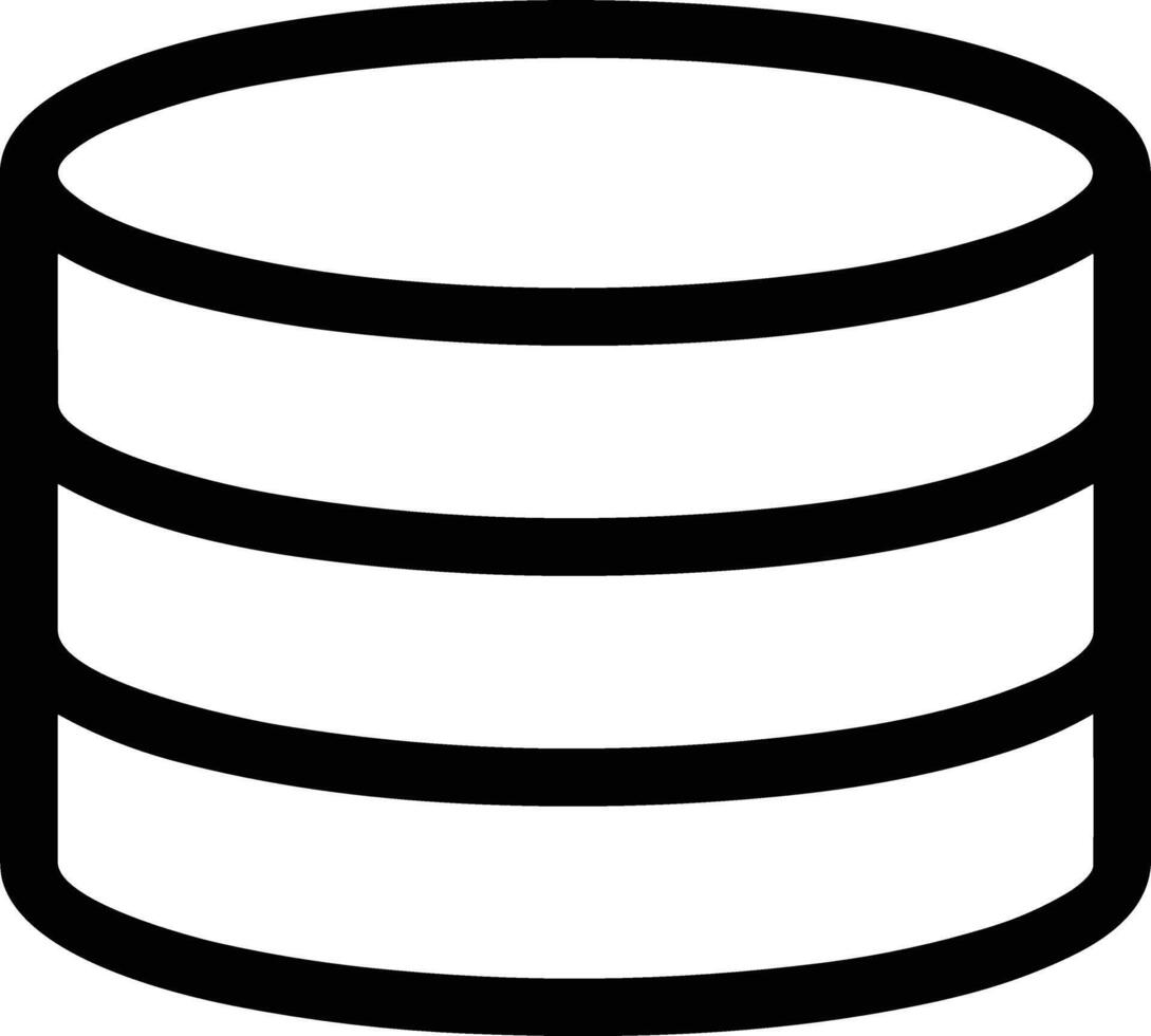 Storage data icon symbol image for database illustration vector