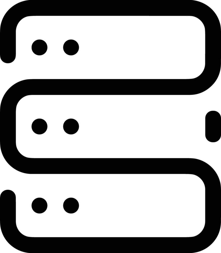 Storage data icon symbol image for database illustration vector