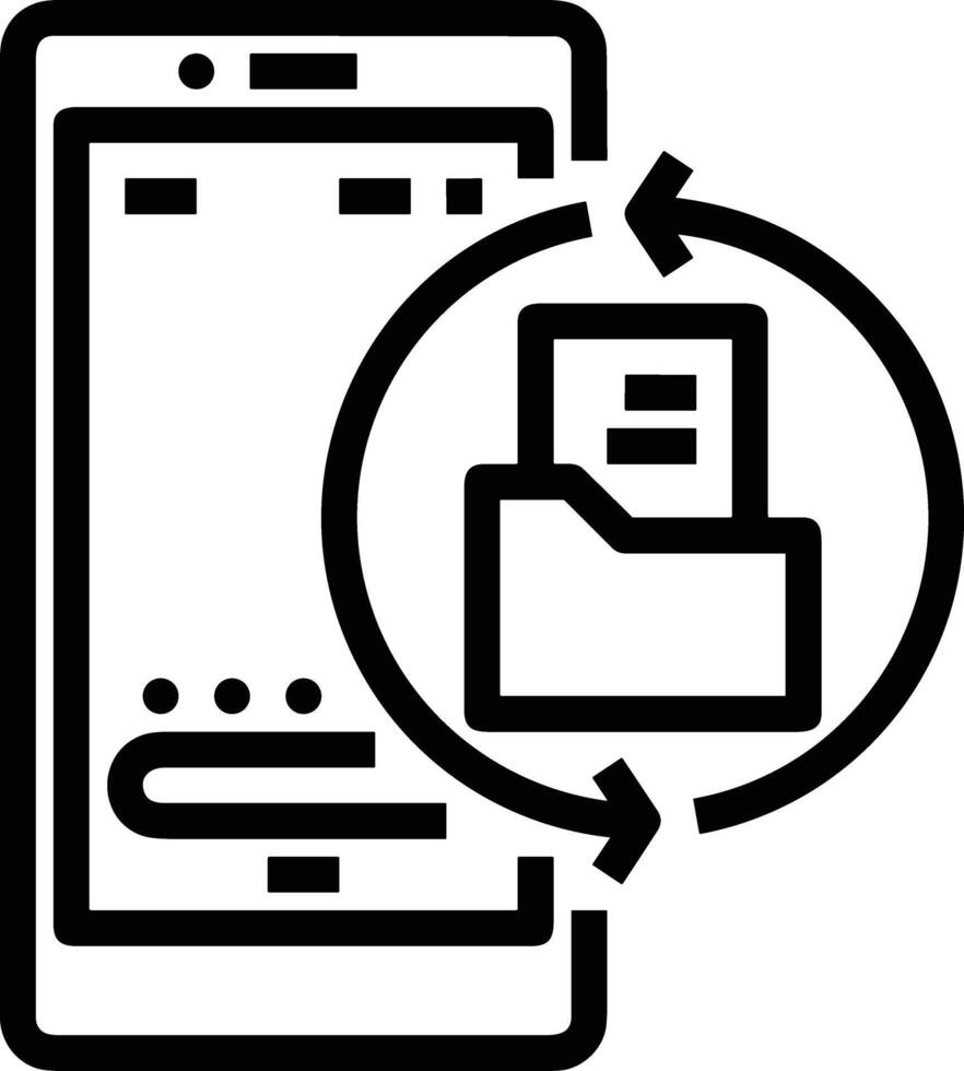 Storage data icon symbol image for database illustration vector