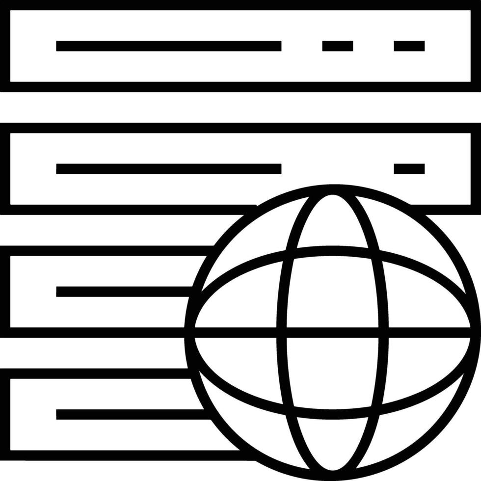 Storage data icon symbol image for database illustration vector