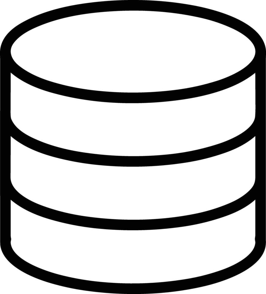 Storage data icon symbol image for database illustration vector