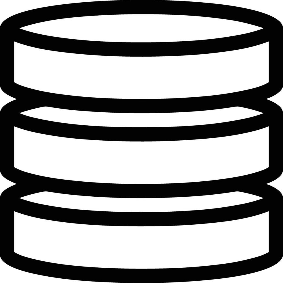 Storage data icon symbol image for database illustration vector
