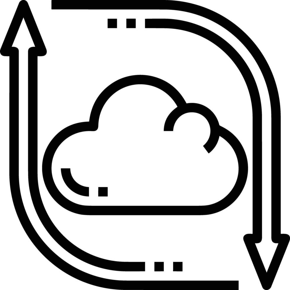 Storage data icon symbol image for database illustration vector