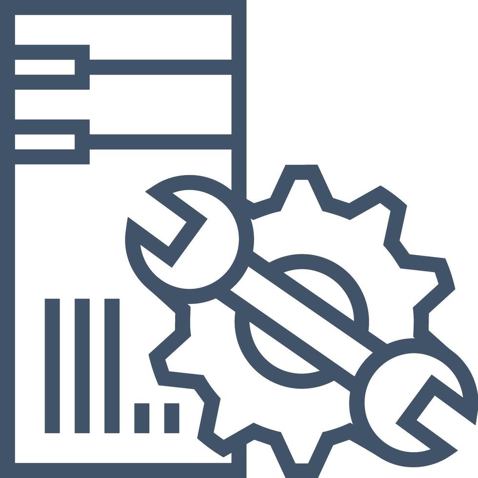 Storage data icon symbol image for database illustration vector