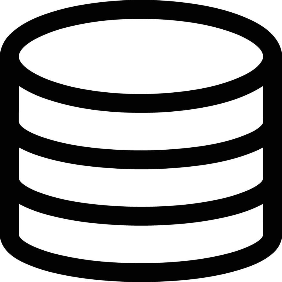 Storage data icon symbol image for database illustration vector