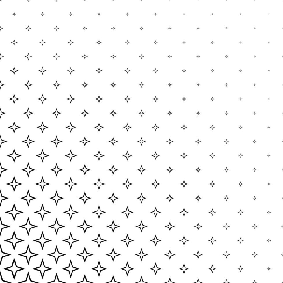 Abstract black and white thorn pattern design vector