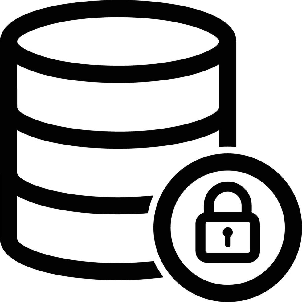 Storage data icon symbol image for database illustration vector