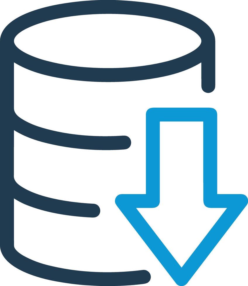 Storage data icon symbol image for database illustration vector