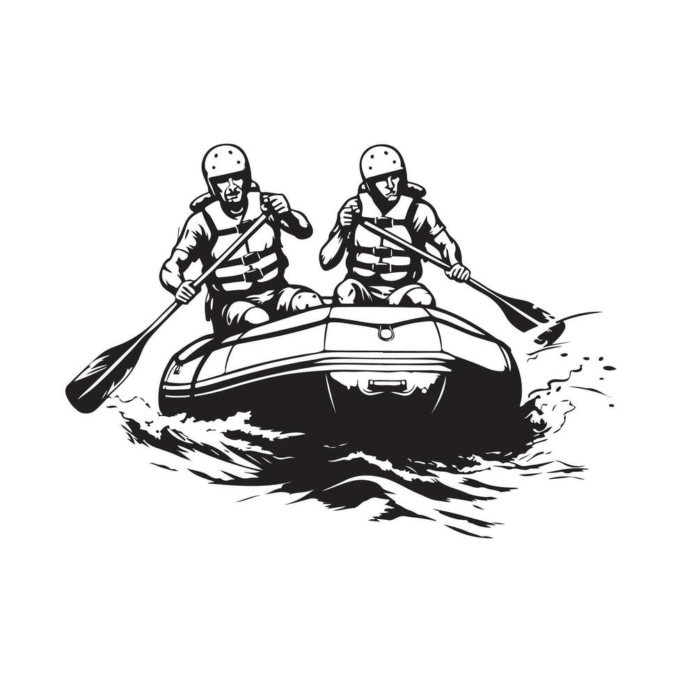 Rafting Adventure Image, Design, Graphic vector