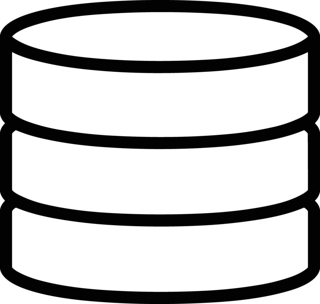 Storage data icon symbol image for database illustration vector