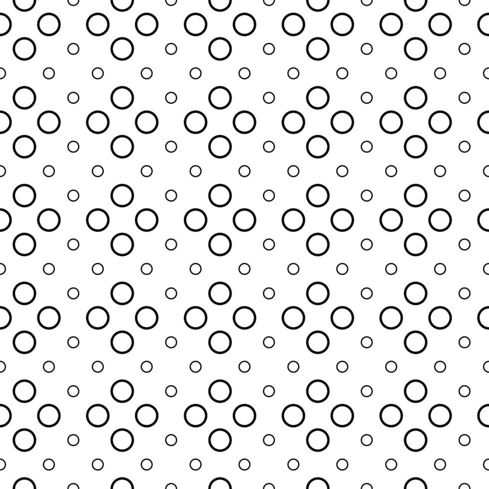 Geometrical abstract seamless ring pattern background design vector