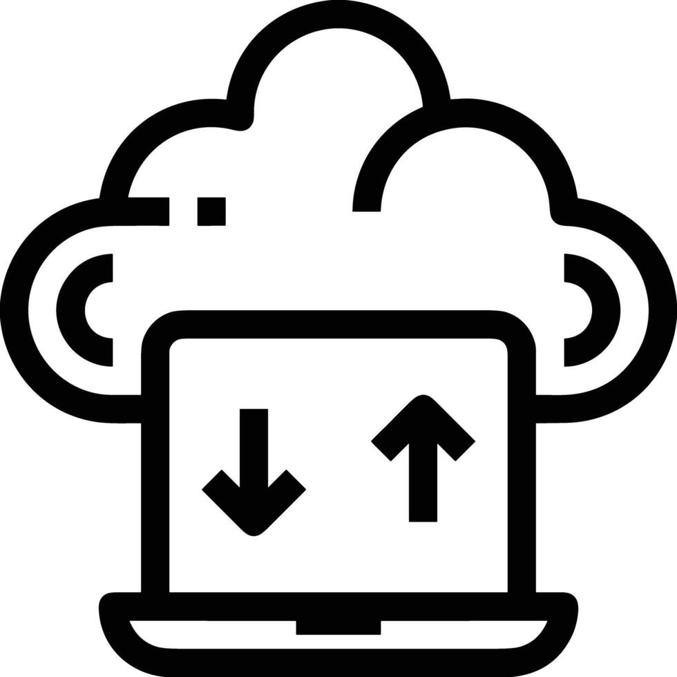 almacenamiento datos icono símbolo imagen para base de datos ilustración vector