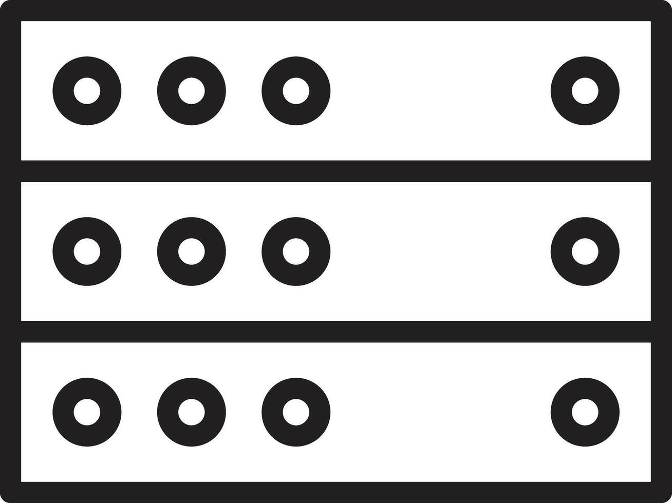 Storage data icon symbol image for database illustration vector