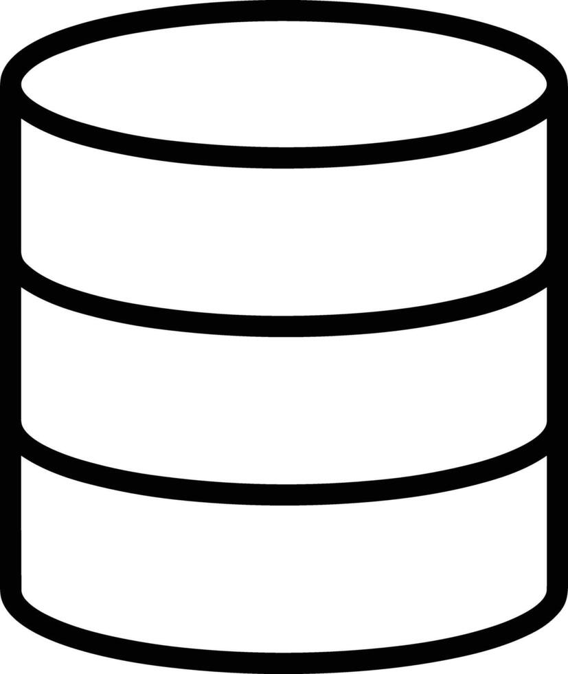 Storage data icon symbol image for database illustration vector