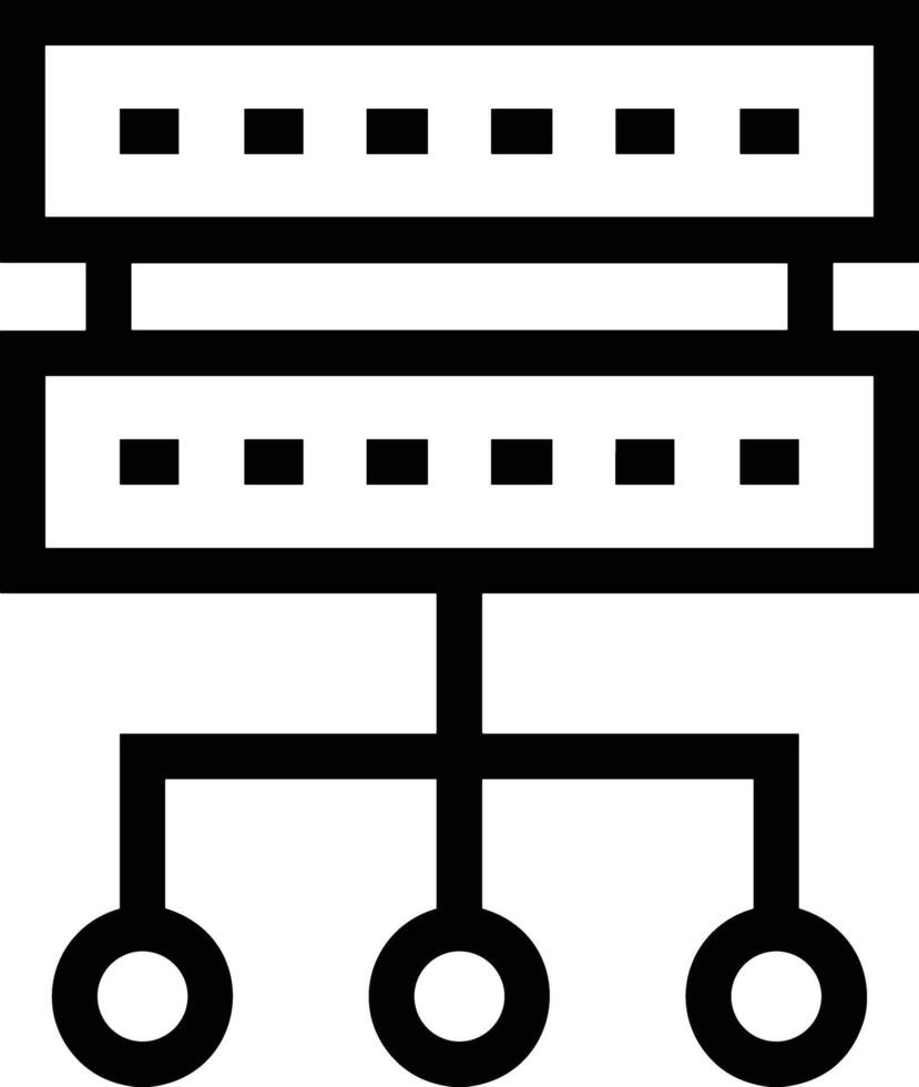 Storage data icon symbol image for database illustration vector