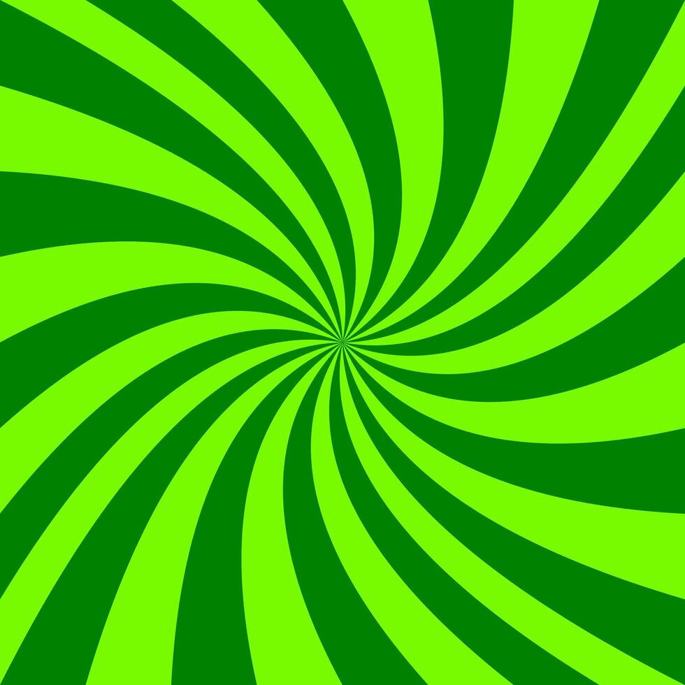 Green spiral background vector