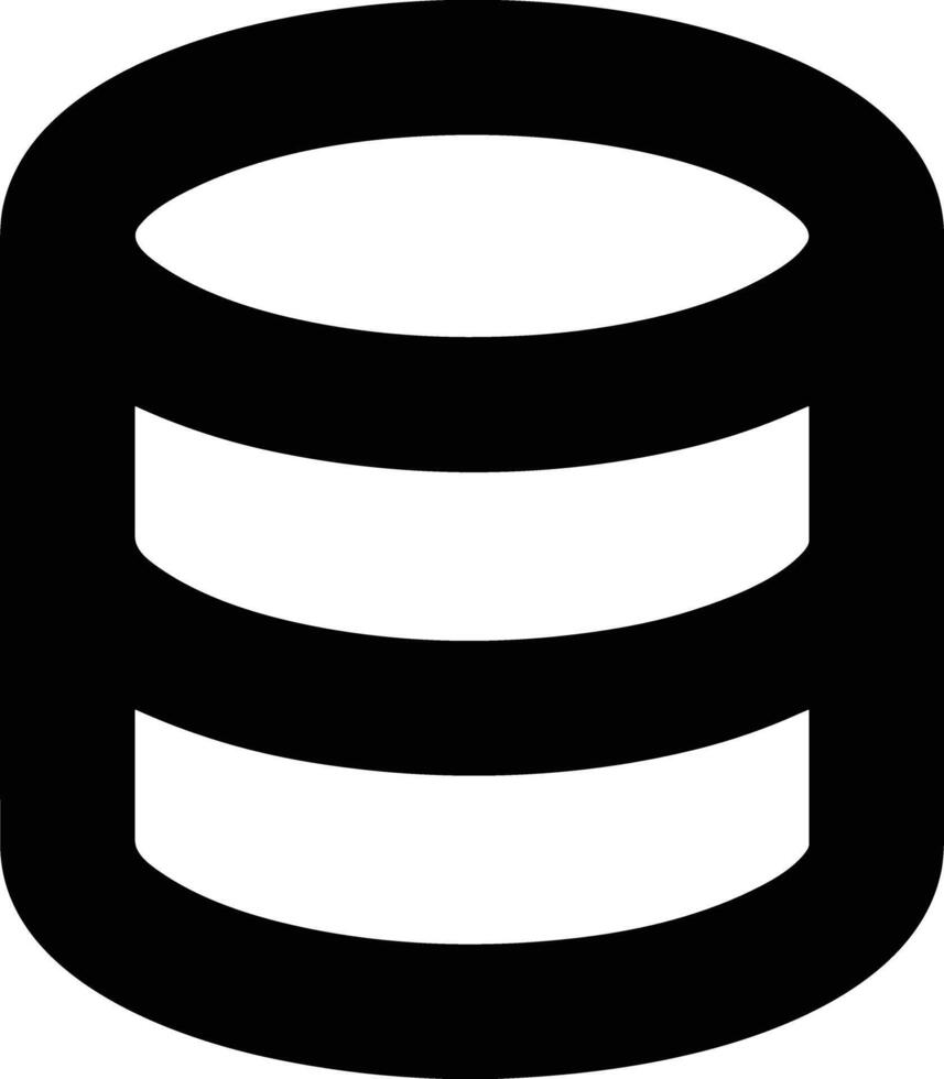 Storage data icon symbol image for database illustration vector