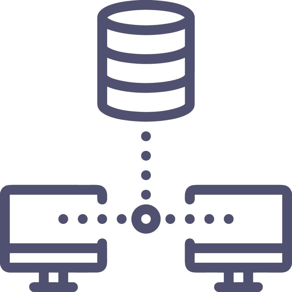 Storage data icon symbol image for database illustration vector