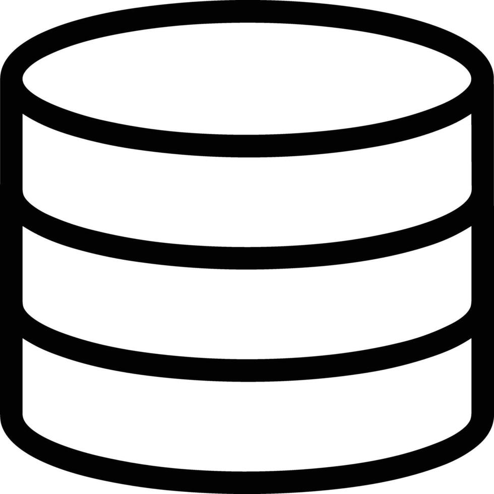 Storage data icon symbol image for database illustration vector