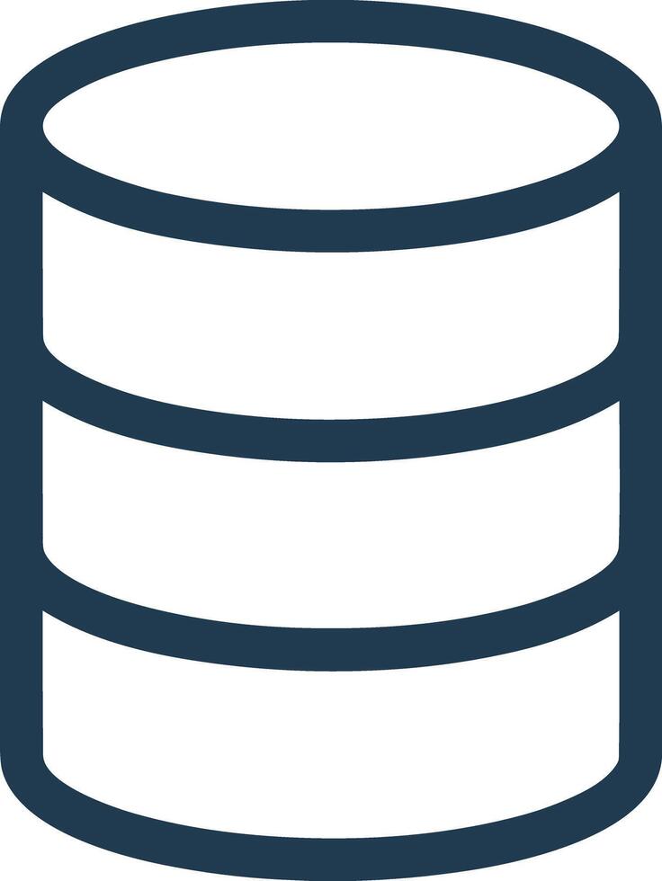 Storage data icon symbol image for database illustration vector