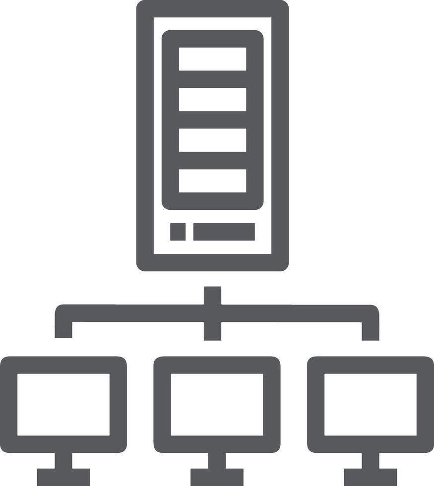 Storage data icon symbol image for database illustration vector